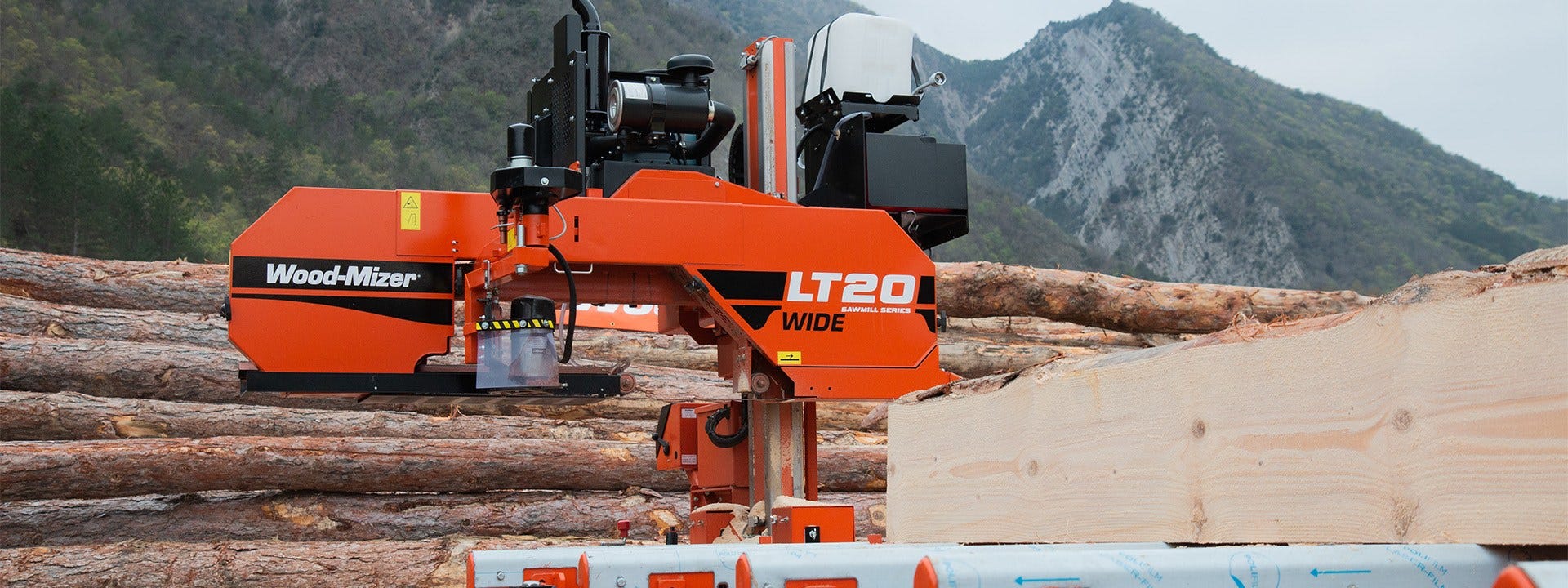 Wood-Mizer LT20WIDE Mobile Sawmill Premiers at French Customer Days 2023