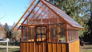 Building a Cedar Greenhouse in British Columbia